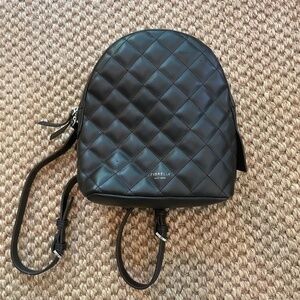 Giorgio Fiorelli Black Quilted Backpack